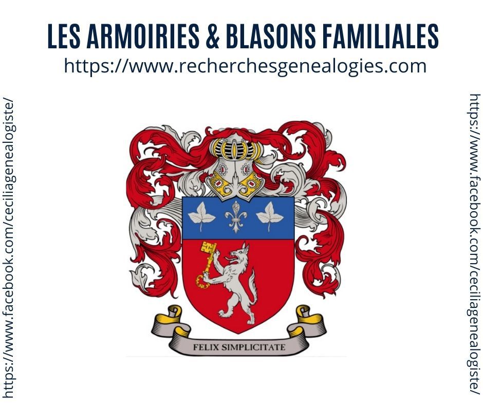 Les armoiries familiales et leur blason