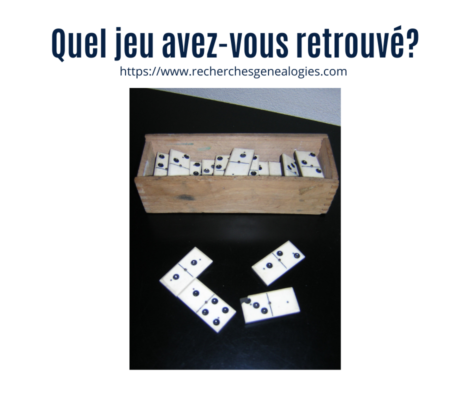 Quel jeu avez-vous retrouvé ?