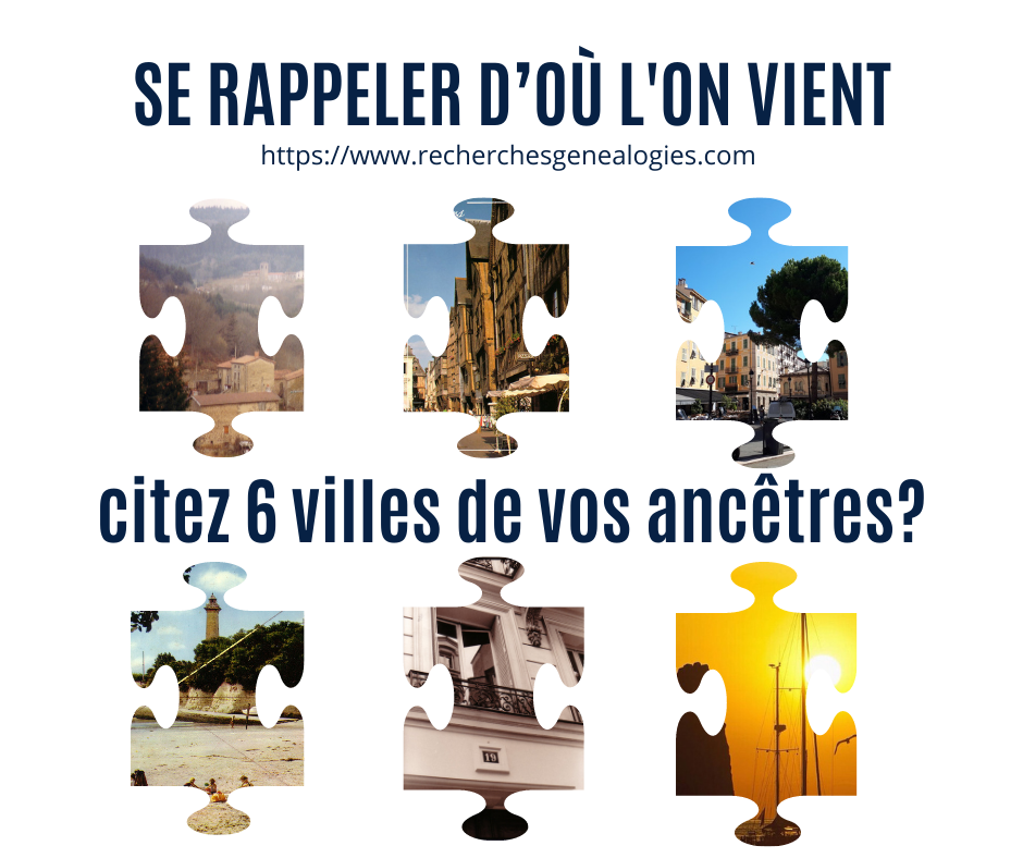 Se rappeler d'où l'on vient ? 